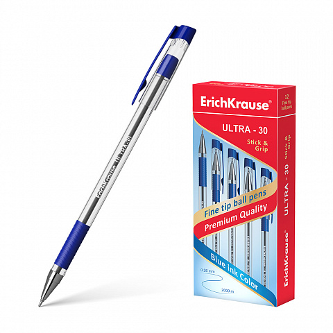 Bolígrafo ErichKrause® ULTRA-30, color tinta: azul